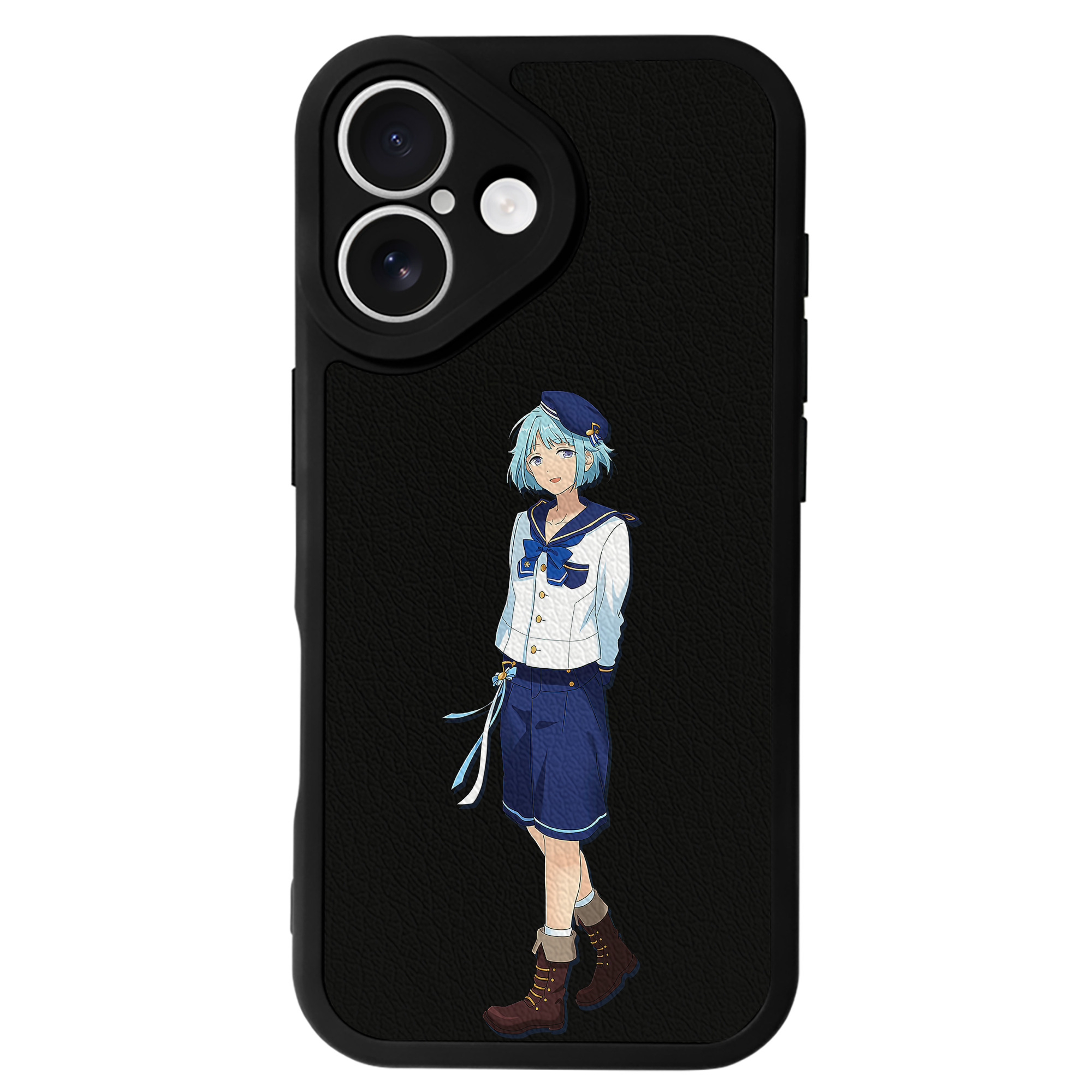 （画像用） あんさんぶるスターズ! Ensemble Stars 【iPhone 16シリーズ対応】シリコンスマホケース（レザー調） 材質：シリコン